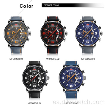 MINI FOCUS Reloj de pulsera de cuarzo para hombre a la moda